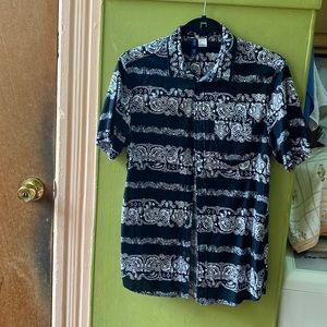 Divided men’s shirt.